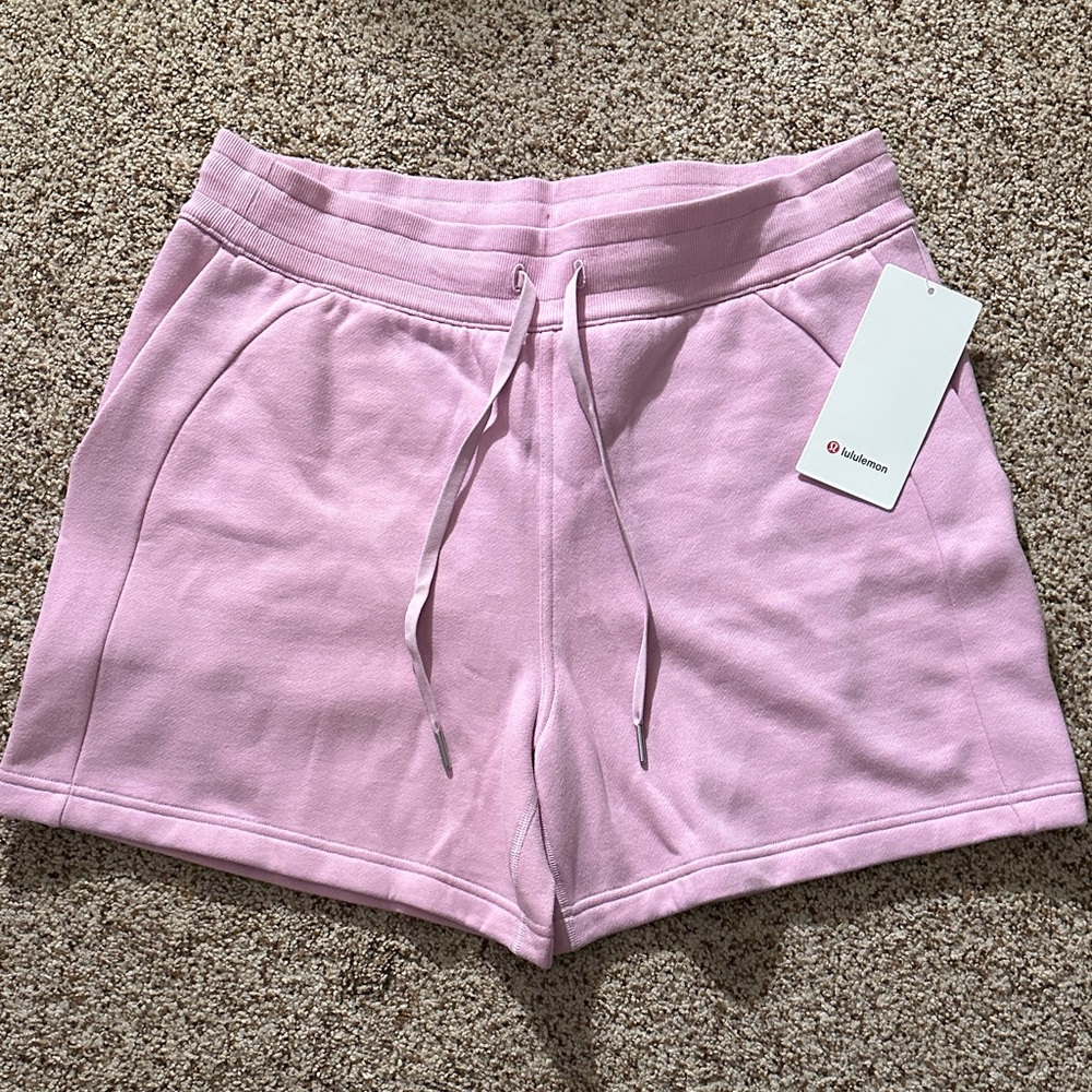 Lululemon Scuba Light Pink Shorts